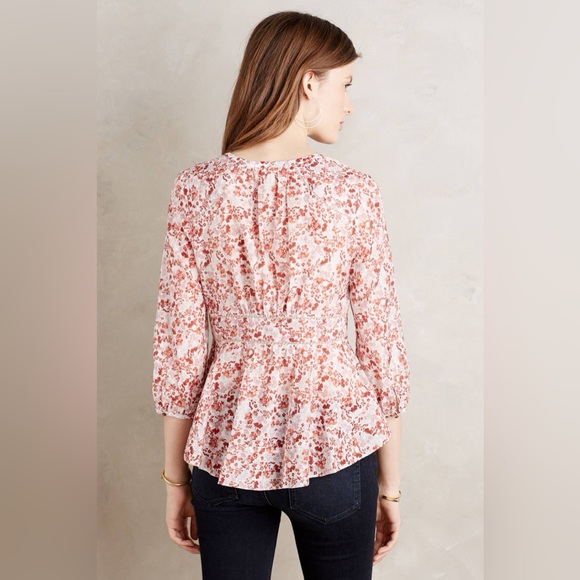 Moulinette Soeurs Amelie Blouse Anthropologie Size 2 - Picture 3 of 11